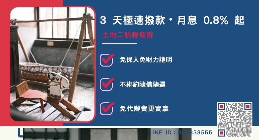 嘉義土地二胎成功借款與 3 天極速撥款 嘉義土地二胎成功借款與3天極速撥款流程-聯邦貸款審核寬鬆,解決信用瑕疵難題。