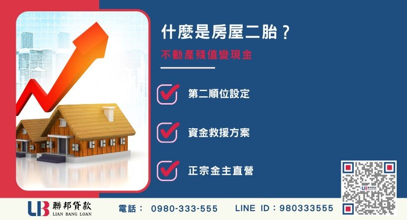 房屋二胎意思與順位抵押原理-聯邦貸款金主直營，提供優惠利率0.8%起服務。