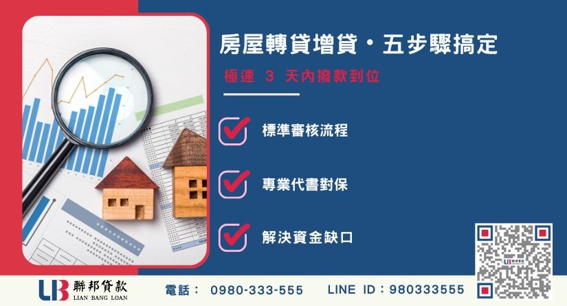聯邦貸款房屋轉貸增貸申辦流程與極速撥款-聯邦貸款提供免代辦費、合法透明極速放款。