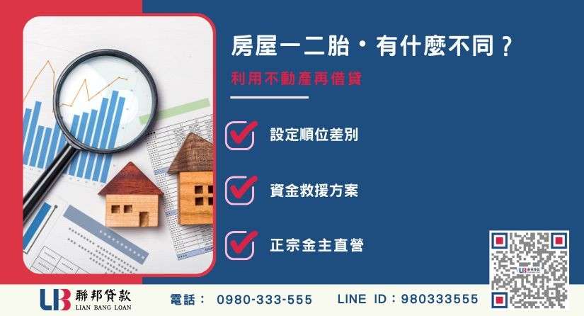 房屋一二胎定義與順位差異解析-聯邦貸款金主直營，提供優惠利率0.8%起服務。