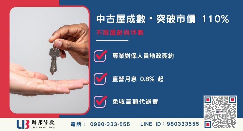 新竹中古屋貸款成數突破最高 110% 新竹中古屋貸款成數突破-聯邦貸款不看個人信用評分,專業評估新竹房屋殘值高估。