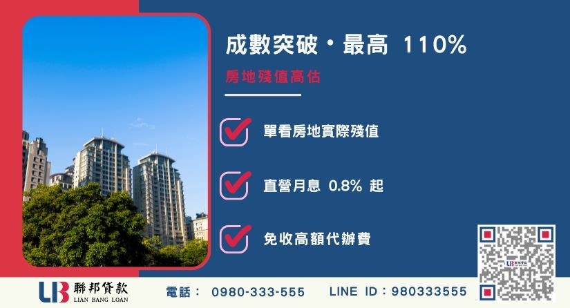 新竹貸款成數最高可達市價 110% 新竹貸款成數最高 110%-聯邦貸款不看個人信用評分,專業評估新竹房地殘值高估。