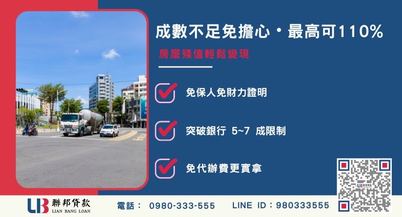 高雄房屋貸款成數低與增貸二胎解法解析-聯邦貸款提供免代辦費、合法透明極速放款。
