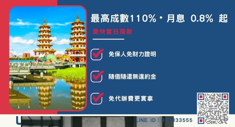 高雄二胎土地申辦優勢與價值評估 高雄二胎土地民間貸款優勢分析-聯邦貸款審核寬鬆,最快3天撥款。