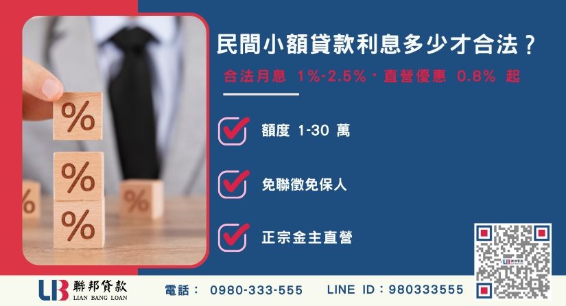 民間小額貸款額度定義與銀行信貸對比解析-聯邦貸款金主直營，提供優惠利率0.8%起服務。
