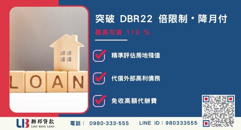 代償高利額度成數大突破-聯邦貸款不看個人信用評分，專業評估房地價值代償高利。