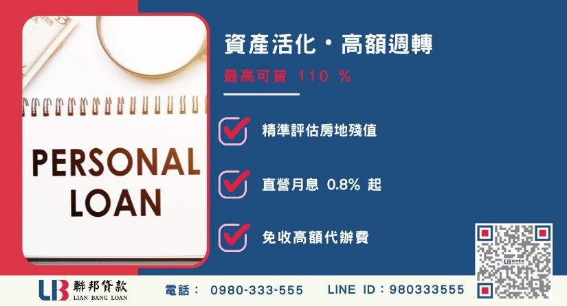 代書貸款好過嗎額度成數大突破-聯邦貸款不看個人信用評分，專業評估個人不動產與信貸殘值。
