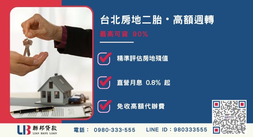 台北代書借款額度成數大突破-聯邦貸款不看個人信用評分，專業評估個人台北不動產殘值高估。