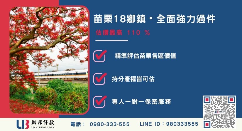 苗栗民間二胎成數最高-聯邦貸款不看個人信用評分，苗栗房屋土地價值高估。