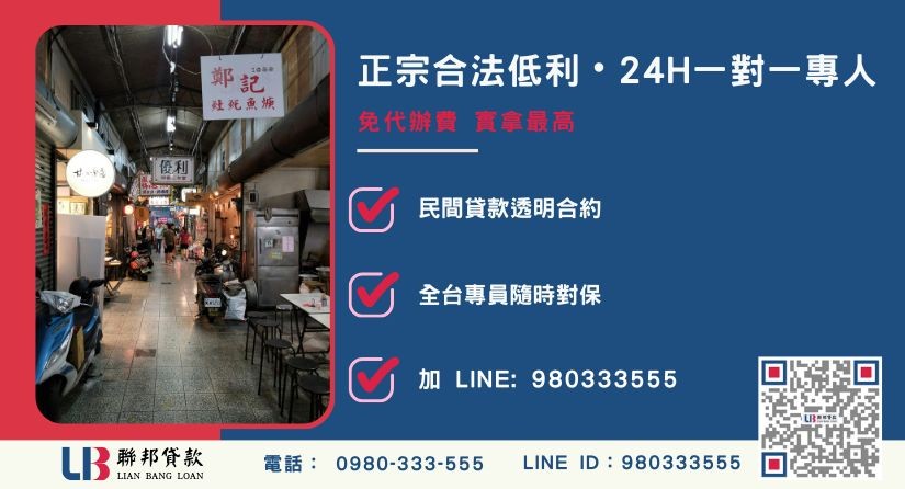 台南土地一二胎借款諮詢專線 台南土地一二胎諮詢專線-聯邦貸款全台合法經營,提供透明合約與專業對保服務。
