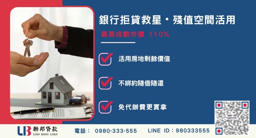台南民間二胎解決增貸空間不足問題-聯邦貸款不看個人信用評分，台南房產價值高估。