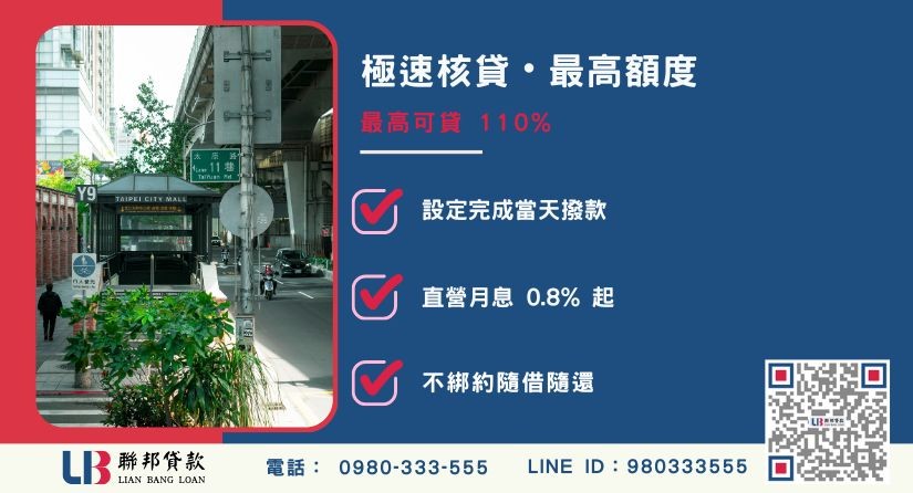 台北房屋二胎貸款核貸成數與速度對比 台北房屋二胎貸款額度成數大突破-聯邦貸款不看個人信用評分,專業評估台北房地殘值高估。