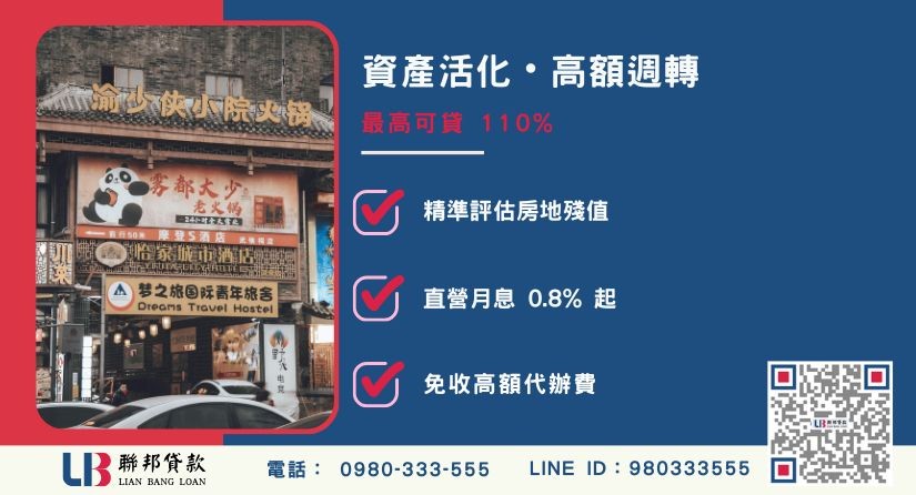 台北房屋二胎貸款額度成數大突破 台北房屋二胎貸款額度成數大突破-聯邦貸款不看個人信用評分,專業評估台北房地殘值高估。