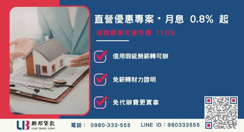 員林房屋一二胎貸款成數與額度解析-聯邦貸款不看個人信用評分，員林房屋土地價值高估。