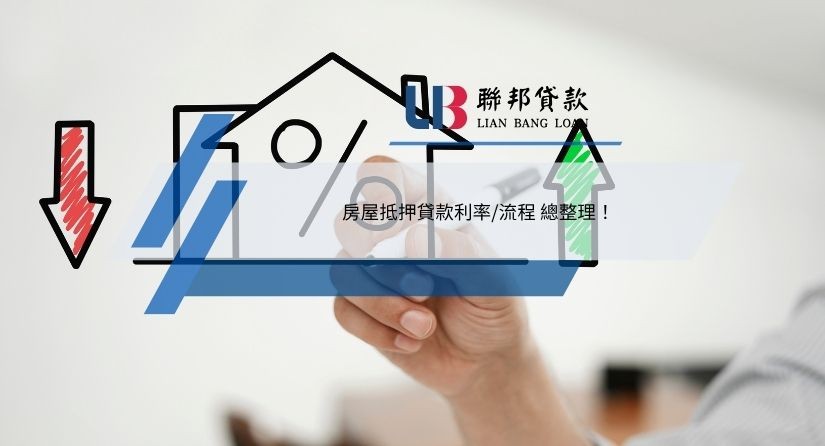房屋抵押貸款利率/流程 總整理